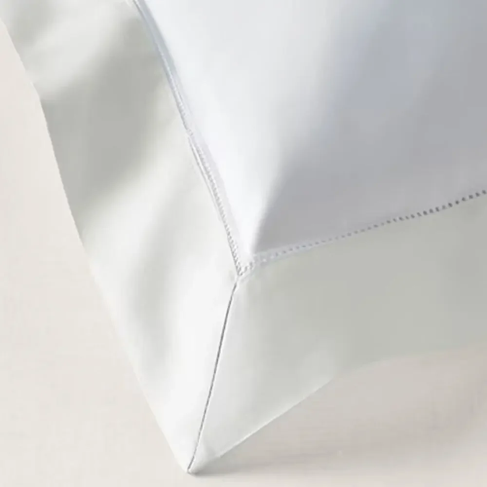 Ralph Lauren Home Organic Sateen Border Euro Sham Parchment NEW Penthouse Living